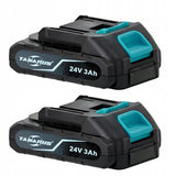 Perceuse visseuse sans fil avec mallette + 2 batteries - Livraison offerte