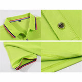 Polo à manches courtes style décontracté avec large choix de coloris - Livraison offerte
