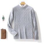 Pull en cachemire à manche longue pour homme - Livraison offerte
