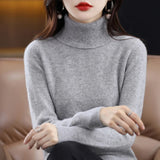 Pull à col roulé pour femmes 100% laine mérinos - Livraison offerte