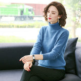 Pull épais chaud pour femme 100% vison cachemire - Livraison offerte