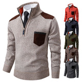 Pull épais avec fermeture éclair pour homme - Livraison offerte