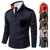 Pull épais avec fermeture éclair pour homme - Livraison offerte