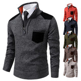 Pull épais avec fermeture éclair pour homme - Livraison offerte