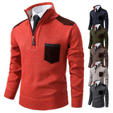 Pull épais avec fermeture éclair pour homme - Livraison offerte