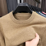 Pull tricoté décontracté à manches longues pour homme - Livraison offerte