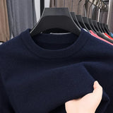 Pull tricoté décontracté à manches longues pour homme - Livraison offerte