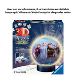 1 Puzzle 3D Ball 72 pièces - Disney Mickey Mouse + 1 Coffret à dessin Mandala La Reine des Neiges + 1 Puzzle 3D lampe ronde 72 pièces - Livraison offerte