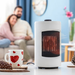 Radiateur basse consommation céramique oscillant avec thermostat - Livraison offerte