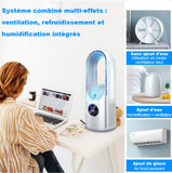 Rafraîchisseur d'air portable 6 vitesses avec faible consommation d’énergie - Livraison offerte