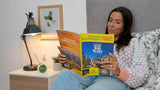 Réveil lumineux fluorescent avec affichage extra large des chiffres - Livraison offerte