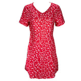 Robe d'été mi-longue à imprimé floral - Livraison offerte