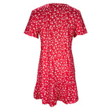 Robe d'été mi-longue à imprimé floral - Livraison offerte