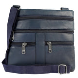 1 sac à bandoulière en cuir véritable + 1 Sac banane en cuir véritable - Livraison offerte