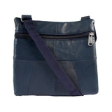 1 sac à bandoulière en cuir véritable + 1 Sac banane en cuir véritable - Livraison offerte