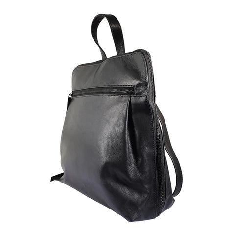 Sac à dos en cuir véritable Leonardo Verrelli - Livraison offerte