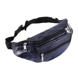 1 sac à bandoulière en cuir véritable + 1 Sac banane en cuir véritable - Livraison offerte