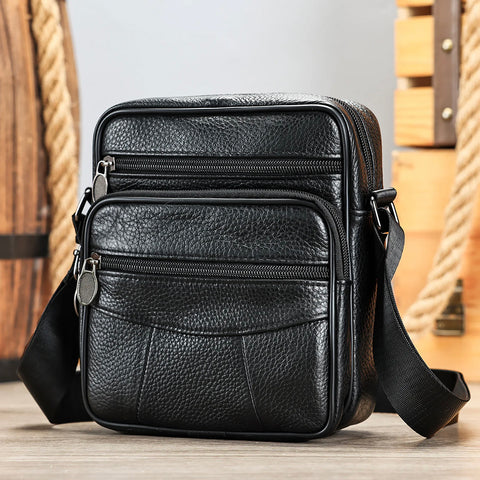 Sac à bandoulière en cuir de vache - Livraison offerte