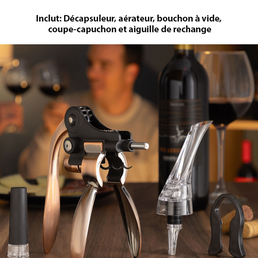 Set d’accessoires de vin avec coffret - Livraison offerte