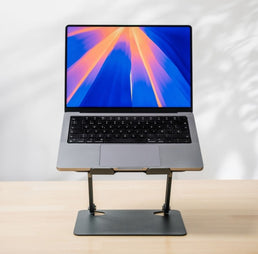 Support métallique pliable et réglable pour ordinateur portable - Livraison offerte