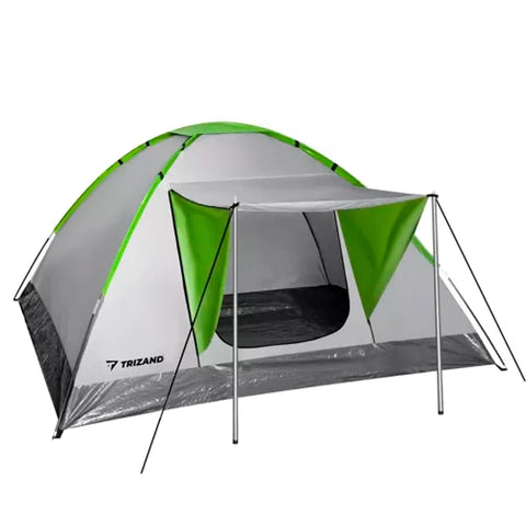 Tente de camping Montana avec auvent pour 2 à 4 personnes avec accessoires – Livraison offerte