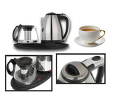 Bouilloire électrique + infuseur à thé avec base chauffante - Livraison offerte