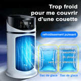 Ventilateur humidificateur climatiseur à refroidissement rapide avec minuterie possible - Livraison offerte