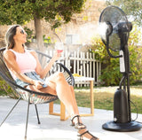 Ventilateur Brumisateur sur Pied avec Télécommande 90 W 2,8 L - Livraison offerte