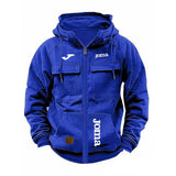 Veste à capuche doublée pour homme avec plusieurs poches - Livraison offerte