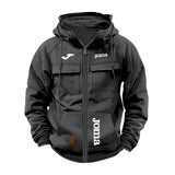 Veste à capuche doublée pour homme avec plusieurs poches - Livraison offerte