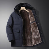 Veste homme mi-long imperméable matelassée - Livraison offerte