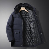 Veste homme mi-long imperméable matelassée - Livraison offerte