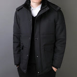 Veste homme mi-long imperméable matelassée - Livraison offerte