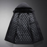 Veste homme mi-long imperméable matelassée - Livraison offerte