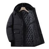 Veste homme mi-long imperméable matelassée - Livraison offerte
