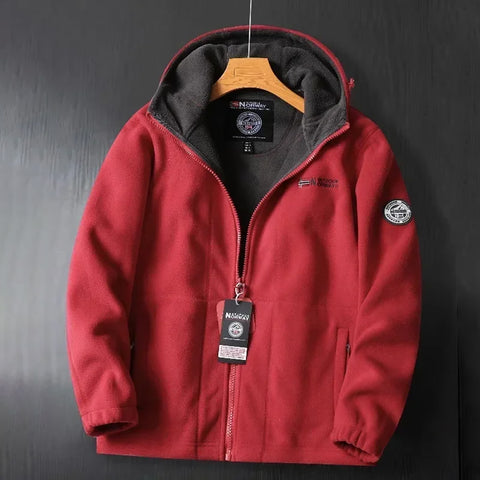 Veste polaire épaisse avec capuche - Livraison offerte