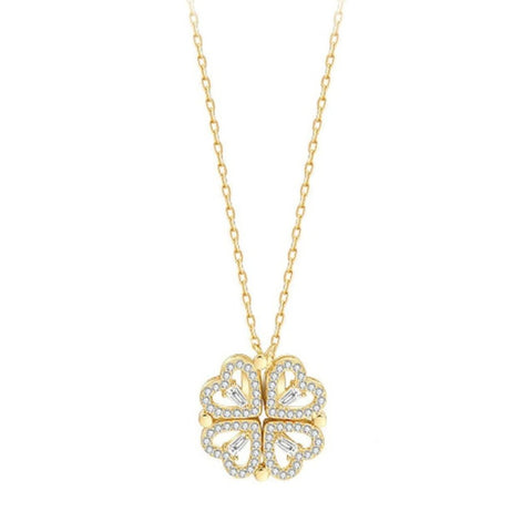 Collier CLOVHEART Pendentif Trèfle - Livraison offerte