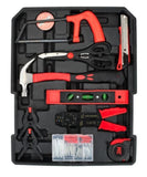 Valise à outils roulante avec 4 plateaux comprenant 80 outils - Livraison offerte