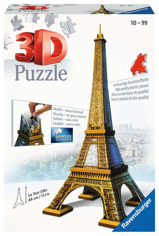 Puzzle 3D Tour Eiffel - 216 pièces - Livraison offerte