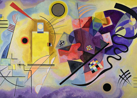 Puzzle 1000 pièces - Art collection - Jaune-rouge-bleu - Vassily Kandinsky - Livraison offerte