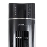 Ventilateur colonne noir silencieux 60W avec ioniseur purificateur d'air et télécommande - Livraison offerte