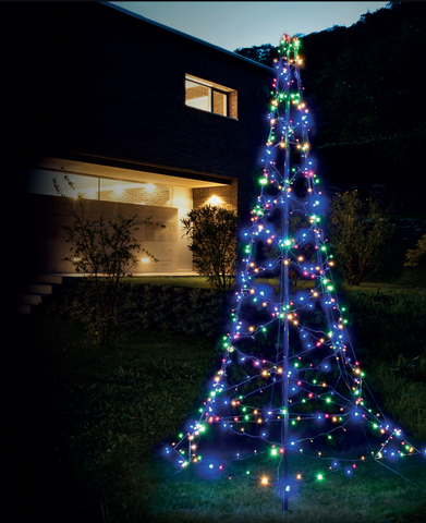 Guirlande Lumineuse Sapin de Noël Avec Etoile,350 LEDs Guirlande lumineuse  Décoration de Noël,9*3.5m Couleur Sapin de Noël Ex[O36] - Cdiscount Maison