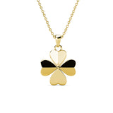 Collier et pendentif pétale Clover orné de 6 cristaux Swarovski - Livraison Offerte