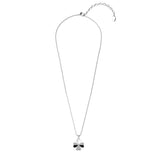 Collier et pendentif pétale Clover orné de 6 cristaux Swarovski - Livraison Offerte