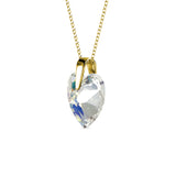 Pendentif Crystaline Heart ornées d'un Cristal Autrichien de très haute qualité - Livraison Offerte