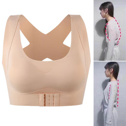 Soutien-gorge correcteur de posture avec corset push-up avec attache devant - Livraison Offerte