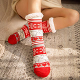 Chaussettes de Noël chaudes en laine