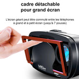 Casque de réalité virtuelle 3D VR avec lunette VR et Télécommande - Livraison Offerte
