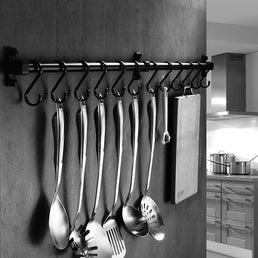 Barre porte outils ustensiles de cuisine - Livraison offerte