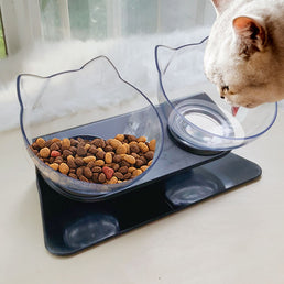 Double bol pour chat - Livraison offerte